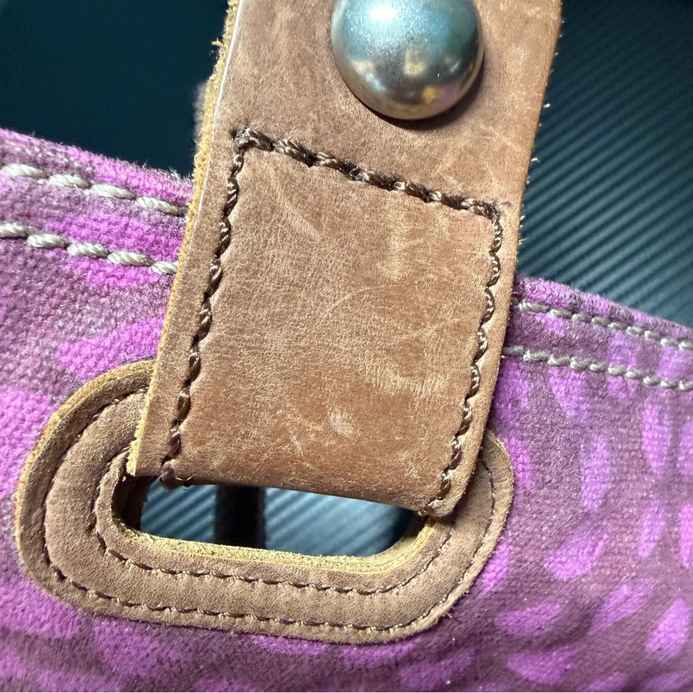 🎨 Fossil Key-Per Coated Canvas Print Tote Bag - Picture 12 of 15